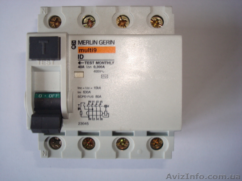 Продам Дифреле Merlin Gerin multi9 4p 40 А 300 мА - <ro>Изображение</ro><ru>Изображение</ru> #1, <ru>Объявление</ru> #175559