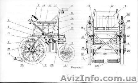 Продается инвалидная коляска  ДККС - 1 - 03 - 43 - <ro>Изображение</ro><ru>Изображение</ru> #1, <ru>Объявление</ru> #257618
