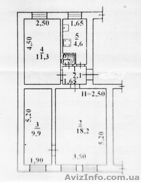 Продам 3-х комн. квартиру на ул.Лазарева. - <ro>Изображение</ro><ru>Изображение</ru> #1, <ru>Объявление</ru> #477505