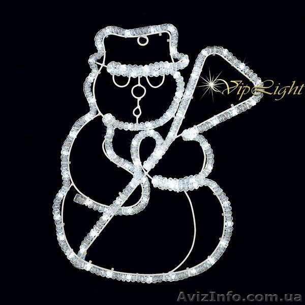 Светодиодный снеговик LED-XM(FR)-2D-CK002-W-240V-2 - <ro>Изображение</ro><ru>Изображение</ru> #1, <ru>Объявление</ru> #464482