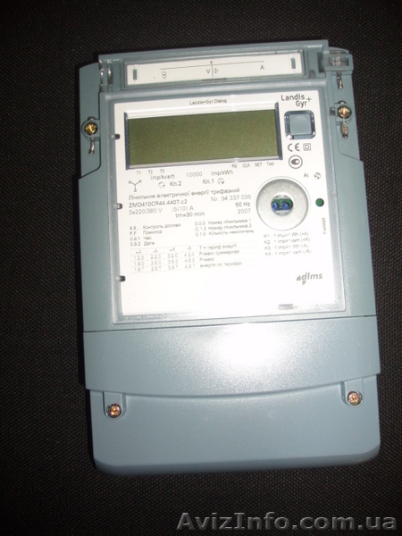Счетчик электрической энергии (электросчетчик) многотарифный ZMD, ZMG - <ro>Изображение</ro><ru>Изображение</ru> #1, <ru>Объявление</ru> #492896