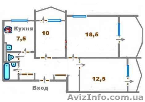3х комн.кв-ра в Киевском р-не - <ro>Изображение</ro><ru>Изображение</ru> #1, <ru>Объявление</ru> #315801