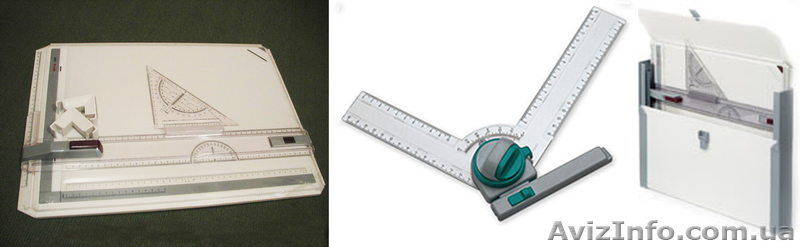 Доска чертежная А3 Ротринг Rothring с угловой рейсшиной в кейсе - <ro>Изображение</ro><ru>Изображение</ru> #1, <ru>Объявление</ru> #744064