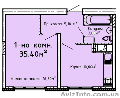 1 комн квартира Люстдорфская дор - <ro>Изображение</ro><ru>Изображение</ru> #1, <ru>Объявление</ru> #753858