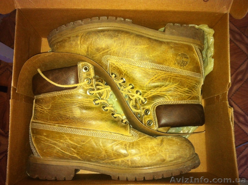 продам ботинки Timberland кожа - <ro>Изображение</ro><ru>Изображение</ru> #1, <ru>Объявление</ru> #761791
