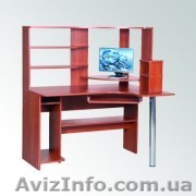 Стол компьютерный угловой с надстройкой.СУ-10 (Компанит) - <ro>Изображение</ro><ru>Изображение</ru> #1, <ru>Объявление</ru> #754356