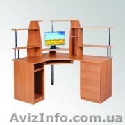 Стол компьютерный угловой с надстройкой.СУ-11 (Компанит) - <ro>Изображение</ro><ru>Изображение</ru> #1, <ru>Объявление</ru> #754358