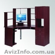 Стол компьютерный угловой с надстройкой.СУ-12 (Компанит) - <ro>Изображение</ro><ru>Изображение</ru> #1, <ru>Объявление</ru> #754360