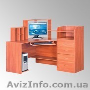 Стол компьютерный с надстройкой.СУ-6 (Компанит) - <ro>Изображение</ro><ru>Изображение</ru> #1, <ru>Объявление</ru> #754348