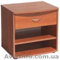 Тумба прикроватная, ТП-01, ртв, с ящиком и двумя открытыми полками. - <ro>Изображение</ro><ru>Изображение</ru> #1, <ru>Объявление</ru> #754255