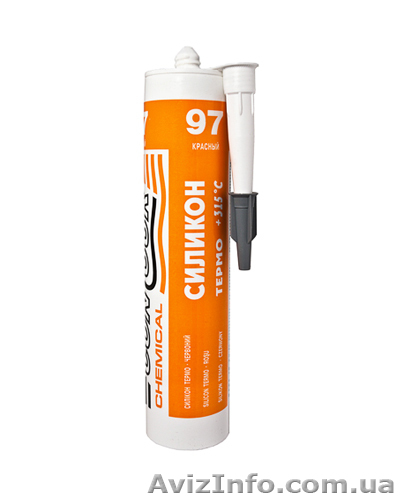 Термостойкий красный силиконовый герметик Контур. - <ro>Изображение</ro><ru>Изображение</ru> #1, <ru>Объявление</ru> #777276
