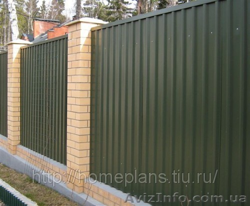 заборы из профнастила разного цвета - <ro>Изображение</ro><ru>Изображение</ru> #1, <ru>Объявление</ru> #769898