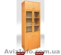 Шафа книжкова зi скляними дверцятами, без антресолi (802х403х1816 мм) - <ro>Изображение</ro><ru>Изображение</ru> #1, <ru>Объявление</ru> #807863