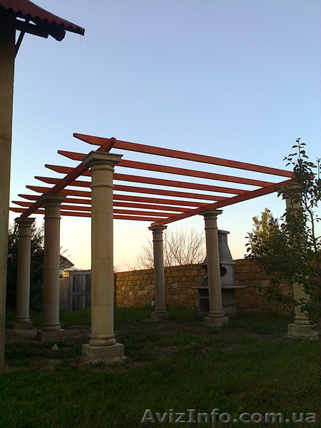 Строительство беседок, террас, стоянок для машин, колон вдоль бассейнов  - <ro>Изображение</ro><ru>Изображение</ru> #1, <ru>Объявление</ru> #820321