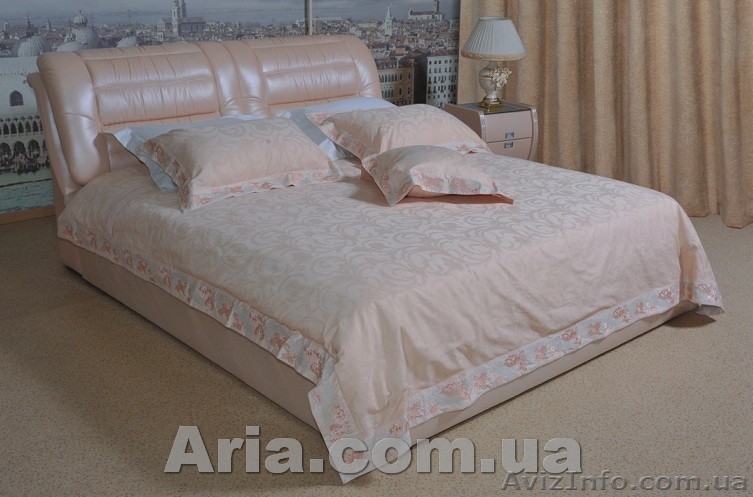 Итальянская кожана кровать Лоренцо - <ro>Изображение</ro><ru>Изображение</ru> #1, <ru>Объявление</ru> #867584