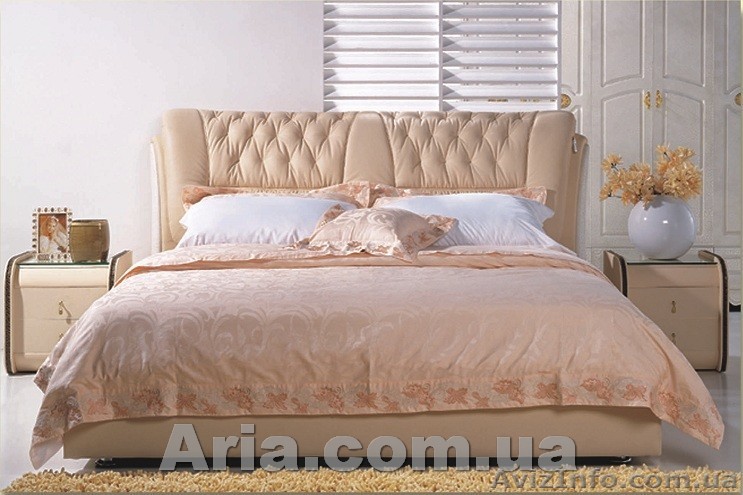 Итальянская кожана кровать Серджио - <ro>Изображение</ro><ru>Изображение</ru> #1, <ru>Объявление</ru> #867580