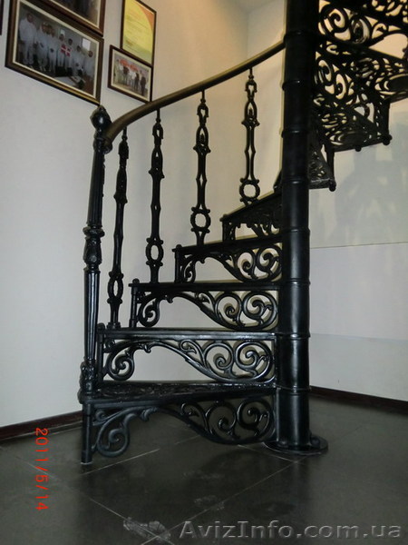 Металлические лестницы, кованные, винтовые, перила. - <ro>Изображение</ro><ru>Изображение</ru> #1, <ru>Объявление</ru> #885946