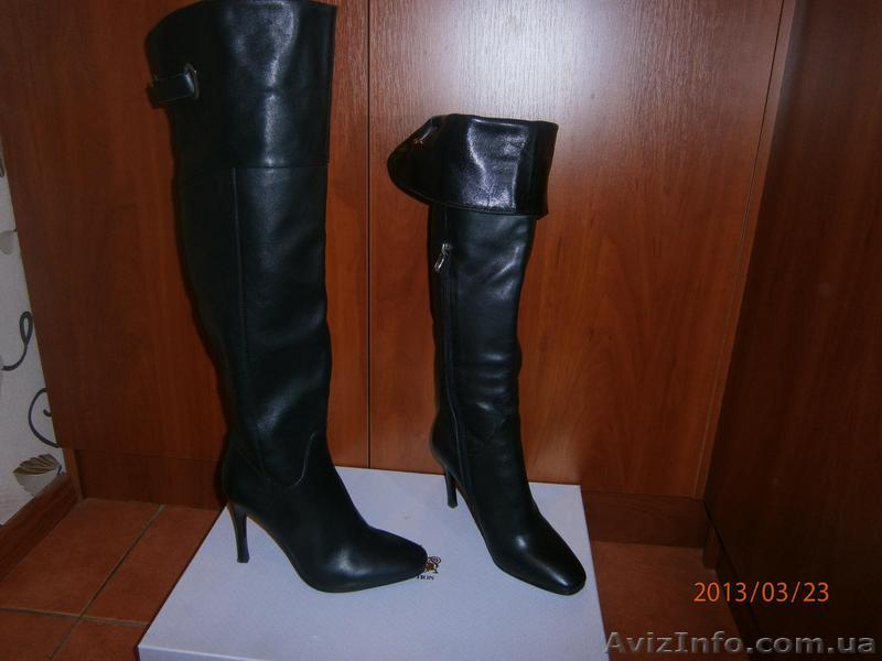 Продам сапоги. кожа - <ro>Изображение</ro><ru>Изображение</ru> #1, <ru>Объявление</ru> #874637