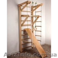 Деревянный спортивный уголок (полная комплектация) - <ro>Изображение</ro><ru>Изображение</ru> #1, <ru>Объявление</ru> #915654