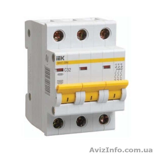 Автоматический выключатель ВА47-29М ТМ ИЭК. - <ro>Изображение</ro><ru>Изображение</ru> #1, <ru>Объявление</ru> #915665
