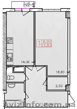 1-но комнатная квартира в ЖК «Пятая Жемчужина» от KADORR Group - <ro>Изображение</ro><ru>Изображение</ru> #1, <ru>Объявление</ru> #940928