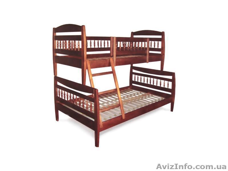 Кровать духярусная Комби (тис) - <ro>Изображение</ro><ru>Изображение</ru> #1, <ru>Объявление</ru> #993377