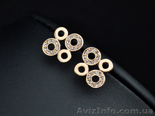 Серьги позолоченные по хорошей цене! - <ro>Изображение</ro><ru>Изображение</ru> #1, <ru>Объявление</ru> #1002476