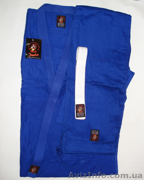Кимоно дзюдо синее ТМ Wolf - <ro>Изображение</ro><ru>Изображение</ru> #1, <ru>Объявление</ru> #1013792