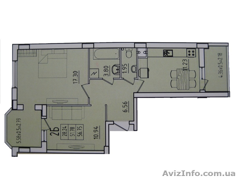 Внимание! Квартира ЛЯЛЯ! Не пролистайте.  - <ro>Изображение</ro><ru>Изображение</ru> #1, <ru>Объявление</ru> #1010214