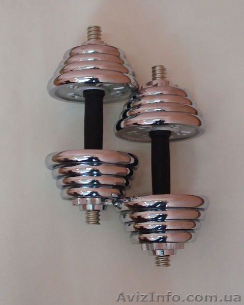 Гантели наборные пара (20кг) - <ro>Изображение</ro><ru>Изображение</ru> #1, <ru>Объявление</ru> #1020750