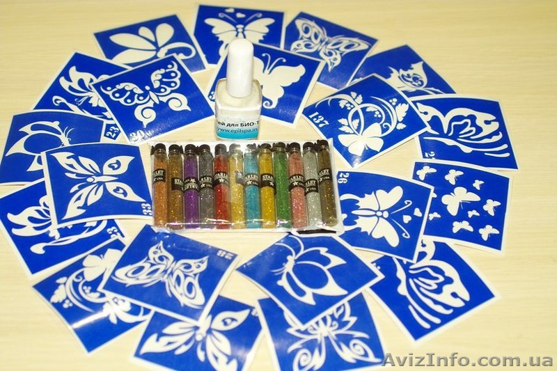 ТРАФАРЕТЫ ДЛЯ БИО-ТАТУ - <ro>Изображение</ro><ru>Изображение</ru> #1, <ru>Объявление</ru> #1028006