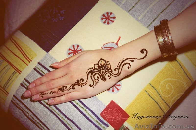 Индийская роспись хной, мехенди, менди - <ro>Изображение</ro><ru>Изображение</ru> #1, <ru>Объявление</ru> #1040051