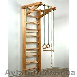 Деревянный спортивный уголок - <ro>Изображение</ro><ru>Изображение</ru> #1, <ru>Объявление</ru> #1036387