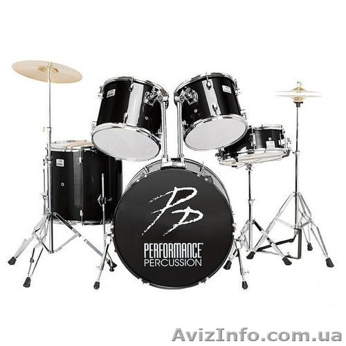 Продам новую ударную установку PERFORMANCE PERCUSSION PP-250BK - <ro>Изображение</ro><ru>Изображение</ru> #1, <ru>Объявление</ru> #1036350