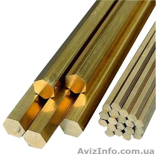 Латунный шестигранник ЛС59 в Одессе. - <ro>Изображение</ro><ru>Изображение</ru> #1, <ru>Объявление</ru> #1097949