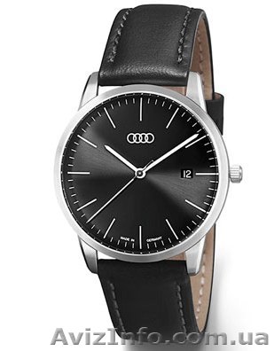Мужские наручные часы Audi Men's Flatline Watch Black 2014 - <ro>Изображение</ro><ru>Изображение</ru> #1, <ru>Объявление</ru> #1196716