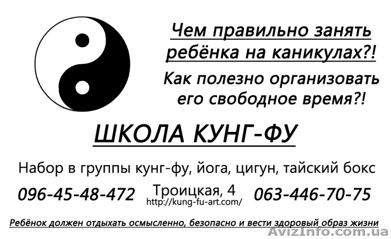 кунг-фу, тайский бокс, йога, цигун - <ro>Изображение</ro><ru>Изображение</ru> #1, <ru>Объявление</ru> #1264493