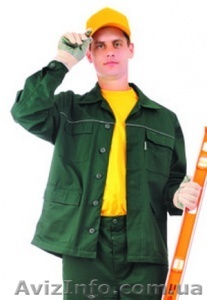 Куртка ЛИДЕР, тк.Zibo (65%п/э+35%х/б), т.зелёный - <ro>Изображение</ro><ru>Изображение</ru> #1, <ru>Объявление</ru> #1300493