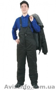 Полукомбинезон утепл. ГЕТЬМАН, черный, смесовая, с/о лента - <ro>Изображение</ro><ru>Изображение</ru> #1, <ru>Объявление</ru> #1312601