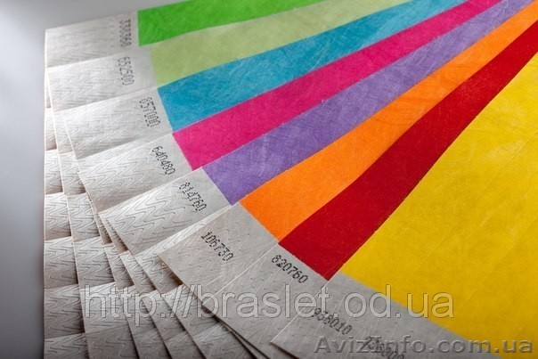 Контрольные бумажные браслеты из материала Tyvek - <ro>Изображение</ro><ru>Изображение</ru> #1, <ru>Объявление</ru> #1329377