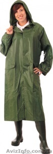 Плащ влагозащитный ПВХ+нейлон, зеленый - <ro>Изображение</ro><ru>Изображение</ru> #1, <ru>Объявление</ru> #1319847