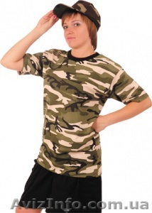 Футболка камуфляж зеленый-беж - <ro>Изображение</ro><ru>Изображение</ru> #1, <ru>Объявление</ru> #1319917