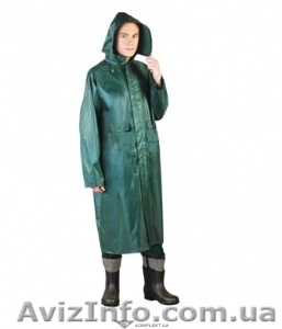 Плащ влагозащитный, ПВХ+полиэстер, PPNP, цвет: зеленый - <ro>Изображение</ro><ru>Изображение</ru> #1, <ru>Объявление</ru> #1319844