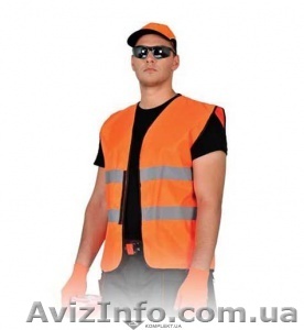 Жилет сигнальный оранж+отр.л/2 полосы KOS-5 (P) - <ro>Изображение</ro><ru>Изображение</ru> #1, <ru>Объявление</ru> #1319883