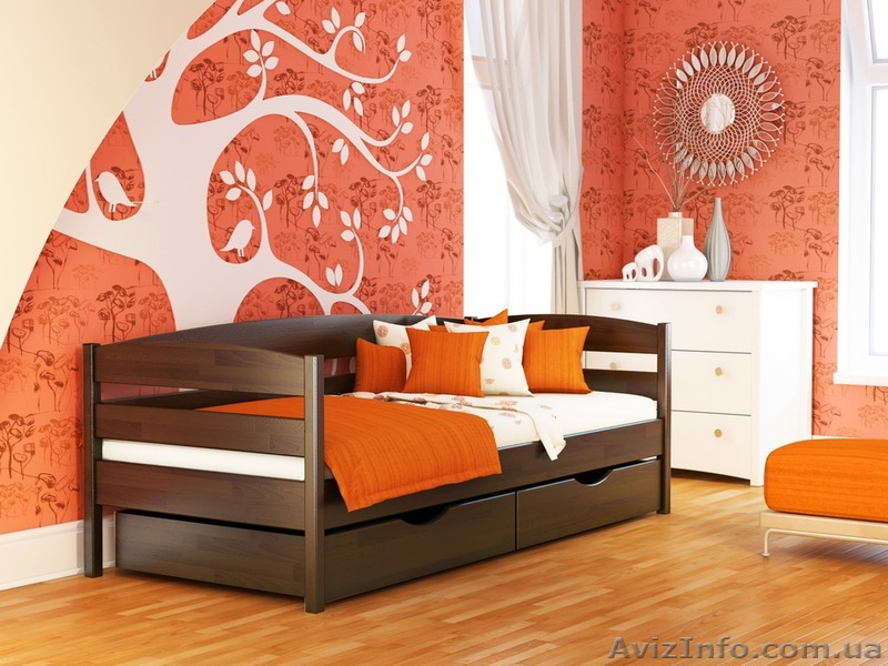 Деревяне ліжко компанії Естелла Нота Плюс  - <ro>Изображение</ro><ru>Изображение</ru> #1, <ru>Объявление</ru> #1329861