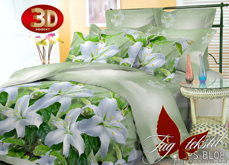 Двуспальное постельное белье недорого, Полисатин PS-BL08 - <ro>Изображение</ro><ru>Изображение</ru> #1, <ru>Объявление</ru> #1359049