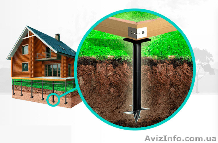 Свайный фундамент, винтовые сваи, установка - <ro>Изображение</ro><ru>Изображение</ru> #1, <ru>Объявление</ru> #1420621