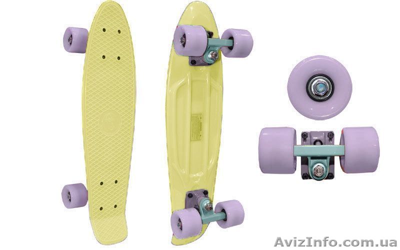 Скейт Penny Board Kepai SK-401-11 pastel lemon - <ro>Изображение</ro><ru>Изображение</ru> #1, <ru>Объявление</ru> #1416049
