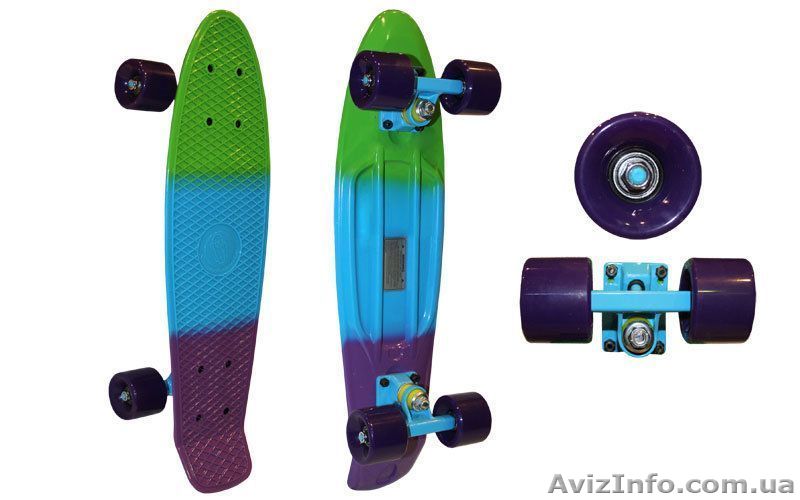 Скейтборд Penny Board 22" градиент - <ro>Изображение</ro><ru>Изображение</ru> #1, <ru>Объявление</ru> #1416053