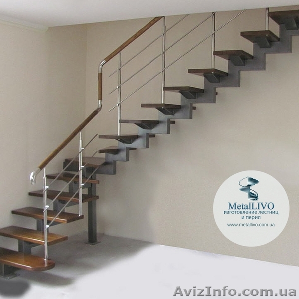 Лестница на 1 косоуре под ключ - <ro>Изображение</ro><ru>Изображение</ru> #1, <ru>Объявление</ru> #1487443